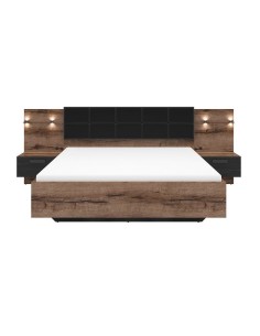 BRW KASSEL manželská postel 160 s úložným priestorom